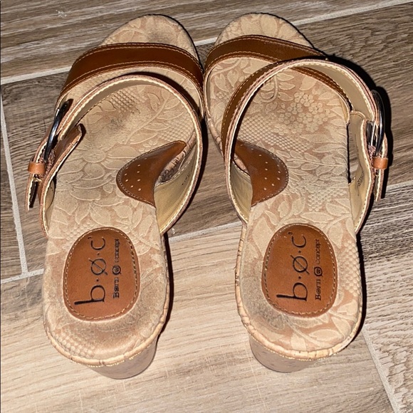Super Cute b.o.c. Slip on cork mule sandal! Sz9 - Picture 8 of 9